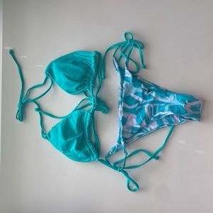 Shein 2 piece bikini with beach skirt